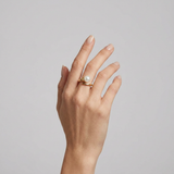 Bague SERENITY | Or Jaune & Perle de Culture Blanche