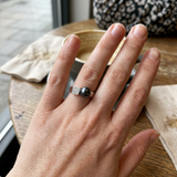 Bague Jonc THALIA | Perle de Culture Black Tahiti