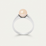 Bague IRINA | Argent & Perle de Culture Rose - 7/8mm