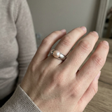 Bague AURORE | Argent & Perle de Culture Rose