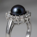 Bague LUANA | Perle Noire
