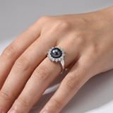 Bague LUANA | Perle Noire