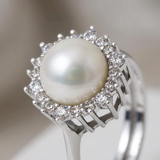 Bague FÉLICIA | Argent & Perle de Culture Blanche