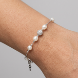 Bracelet ARAVAI | Perles de Culture Blanches