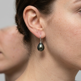 Boucles d'Oreilles DIANA | Argent & Perles de Tahiti