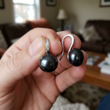 Boucles d'oreilles MOEA | Perles Noires