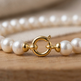 Bracelet NOELYSE | Or Jaune & Perles Blanches