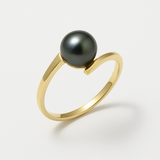 Bague ZIGZAG |  Or Jaune & Perle de Tahiti