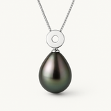 Collier ISOBELLA Circle | Or Blanc
