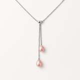 Collier TOI & MOI | Perles de Culture Rose Naturel
